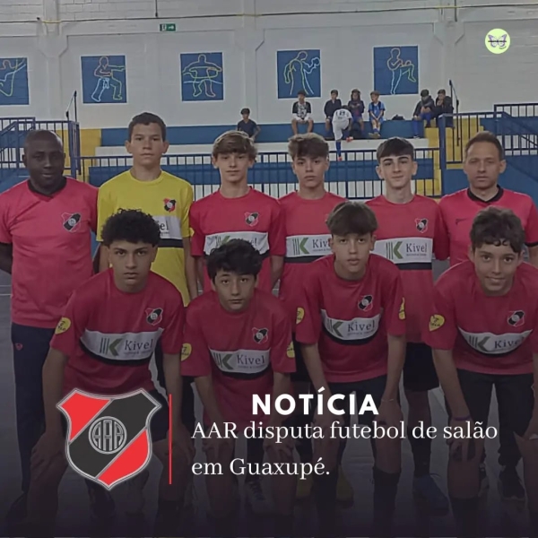 AAR Disputa futebol de Salão em Guaxupé